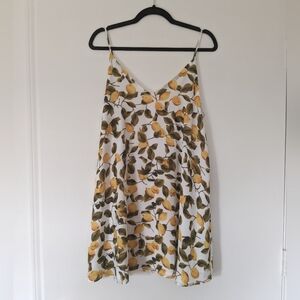UO Lucca Floral Lemon Dress
